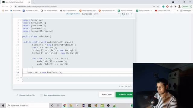 HackerRank | Java | HashSet | Certification | Gold Badge смотреть онлайн