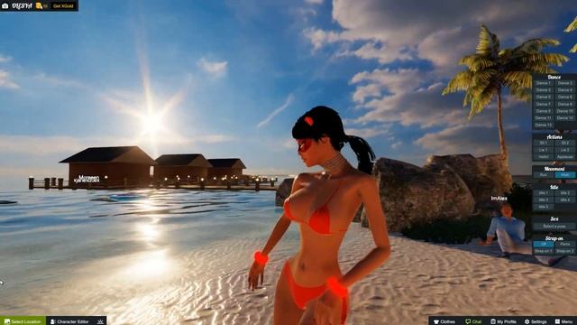 3DX CHAT OLESYA BEACH By Anaganda смотреть онлайн