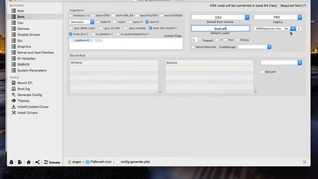 Hackintosh. Как правильно настроить config.plist CLOVER смотреть онлайн