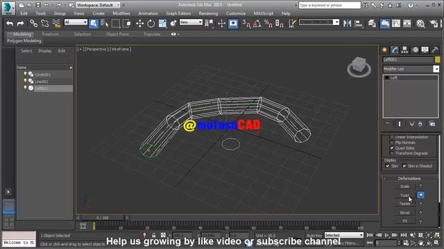 3Ds Max Wire Cable Tutorial (Basic) смотреть онлайн
