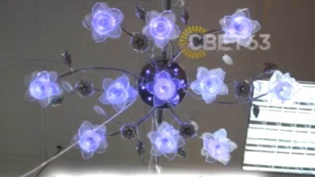 Красивая Люстра "Камила" из серии "Люстры флористика" смотреть онлайн