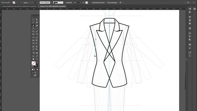 Illustrator - Blazer zeichnen - Teil 1 (German / Deutsch) смотреть онлайн
