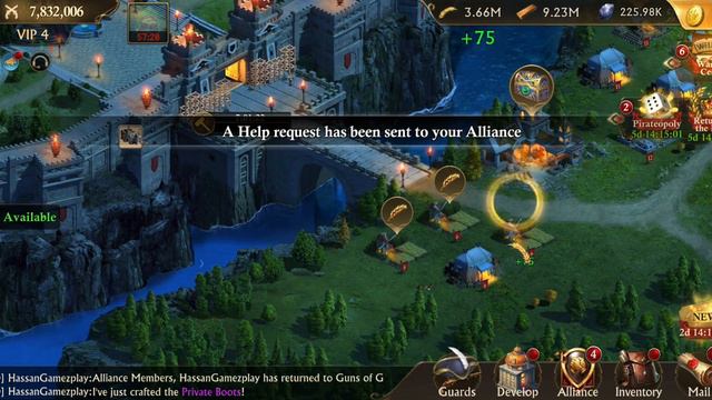 Night View of My Castle now i Have a rank 14/ Guns of Glory: Lost Island p:-35 @hassangamezplayer смотреть онлайн