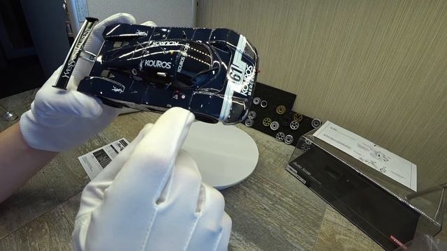 Kouros Sauber Mercedes C9 LeMans 1987 (обзор kyosho mini-z) смотреть онлайн