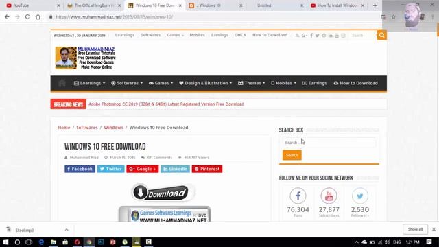 How To Download Windows 10 ISO FREE 32 & 64 2019 смотреть онлайн