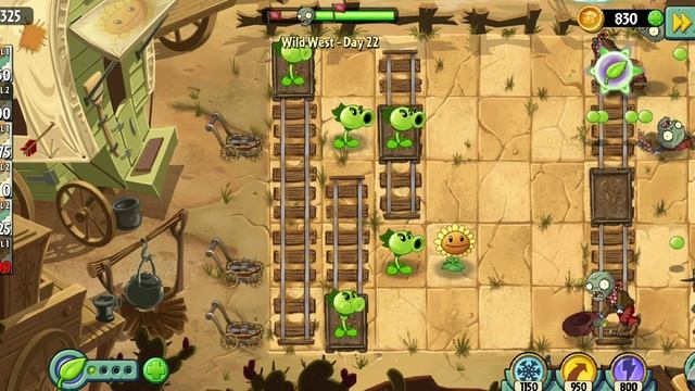 Plants Vs zombies 2 Wild West Game Walkthrough Episode 17 Day 22 смотреть онлайн
