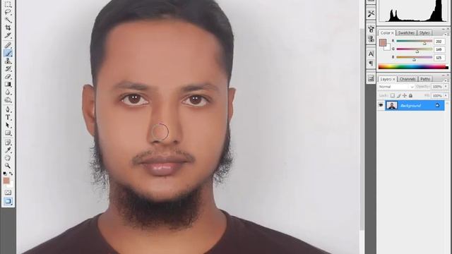 How to Create Passport Size Photo Dress Change With Lab Print | Photoshop photoshop tutorial смотреть онлайн
