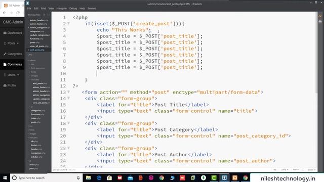 #10. Admin Post Insert | CMS Project Tutorial | PHP and MySQL | 2020 смотреть онлайн