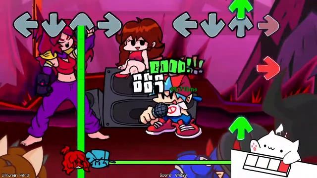 Friday Night Funkin' Bongo Cat plays VS Denia Hard Mode! смотреть онлайн