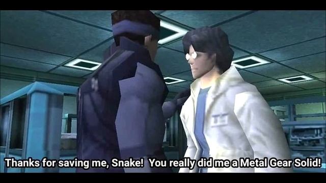 Thanks for saving me, Snake! You really did me a Metal Gear Solid! смотреть онлайн