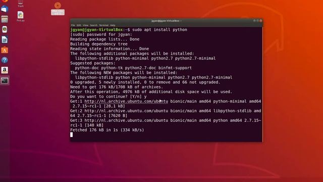 कैसे Python इनस्टॉल करे Ubuntu 18.04 pe смотреть онлайн
