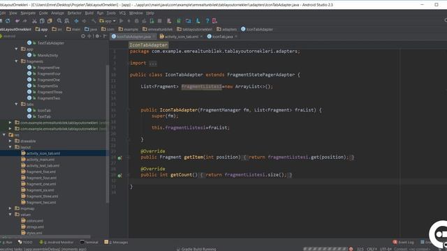 36 Tablayout ve Icon-Text ile Tab Örneği | Android Material Design Eğitim Seti смотреть онлайн