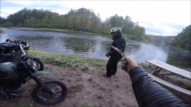RIVER CROSSING on DUCATI MONSTER - OFFROAD Ride! in the Catskill Mountains - Beaver Del Trails v567 смотреть онлайн