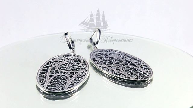 30113 БИЖУТЕРИЯ, СЕРЬГИ, ЖЕМЧУЖИНА НОВОРОССИЙСКА