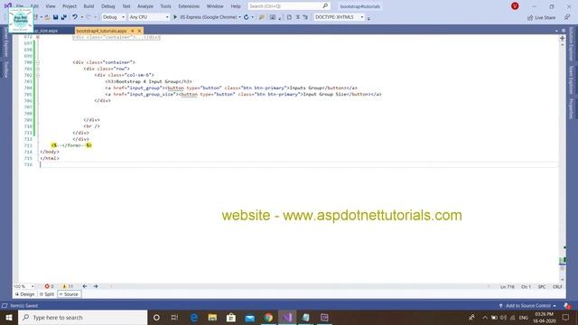 How to use bootstrap 4 input group size class in asp.net || vs2019 #bootstrap 4 tutorials 31 смотреть онлайн