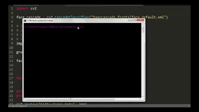 Python OpenCV - Detecting human face on Nigeria currency notes смотреть онлайн