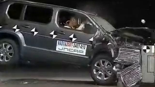 Crash Test 2007 - Present Honda Crossroad (Offset Test) JNCA смотреть онлайн