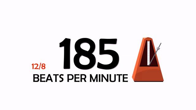 185 BPM 12/8 Metronome смотреть онлайн