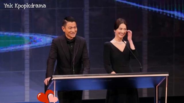 190414 | 38th Hongkong Film Awards, special moment Song Hye Kyo and Andy Lau presented смотреть онлайн
