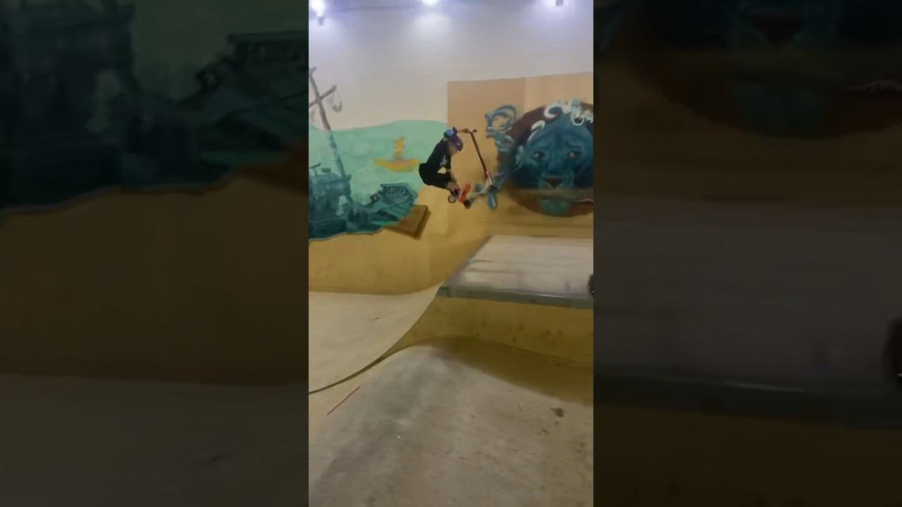 ⚡Трюки на самокате⚡ Ты сколько насчитал❓ Скейт парк BunnyHop смотреть онлайн