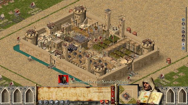 COMMANDER VS TEODORUS |Battle 2| Stronghold Crusader HD | AI Battle ⚔️ смотреть онлайн