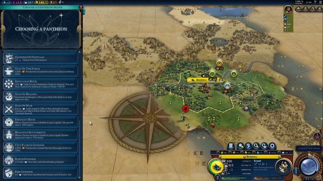 100 Pop City ?! - Ep 1 | Civ 6 (City Lights + Urban Complexity) смотреть онлайн