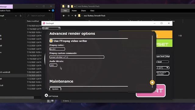 HOW TO MAKE 960FPS *buttery smooth* osu! VIDEOS! @ ffmpeg & osr2mp4 tutorial (READ DESCRIPTION) смотреть онлайн