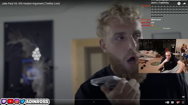 Adin Ross react to jake paul being racist then he say this .... смотреть онлайн