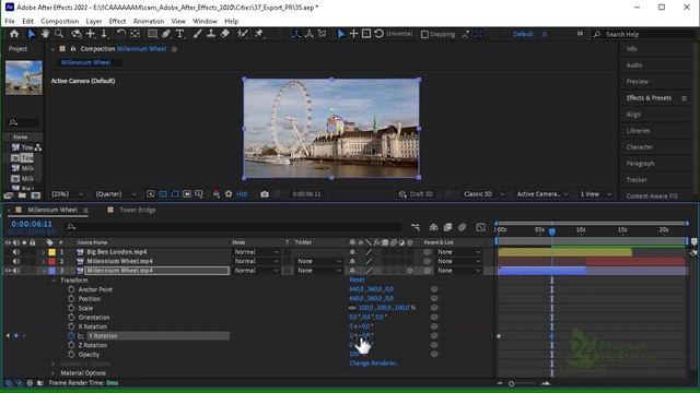 Подготовка ЭКСПОРТА проекта из After Effects в Premiere Pro ? Export Premiere Pro Project. Урок 37