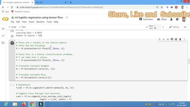 How to do Logistic Regression on Tensorflow | Learn in 10 Minutes смотреть онлайн