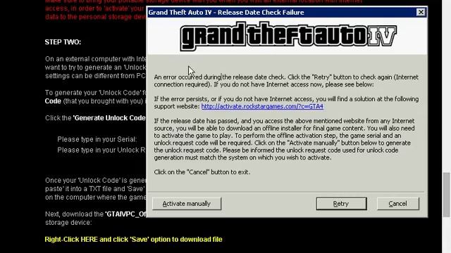 How to fix the release date check on the retail DVD disc version of Grand Theft Auto IV PC смотреть онлайн