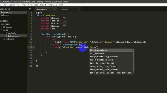 Database connection setup || php mysql with pdo advance level смотреть онлайн