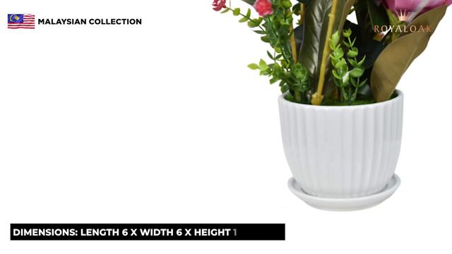 Royaloak | Six Heads Magnolia Flowers - Pink - 18 Inches смотреть онлайн