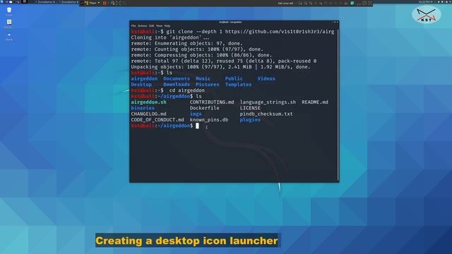 How to install Airgeddon on Kali Linux & create desktop icon смотреть онлайн