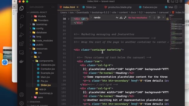 Laravel + React parte 3: Páginas estáticas y rutas смотреть онлайн