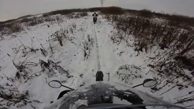 Minsk X250, первый эндуро опыт 12/12/2017 смотреть онлайн