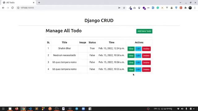 Django CRUD Project with Validation Message смотреть онлайн