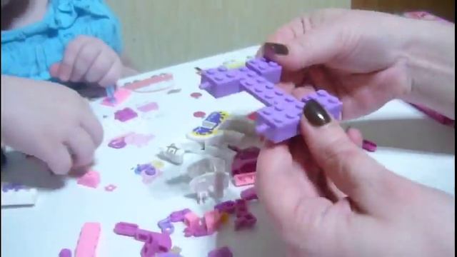 Собираем конструктор Слубан розовая мечта -Принцесса в карете #lego смотреть онлайн