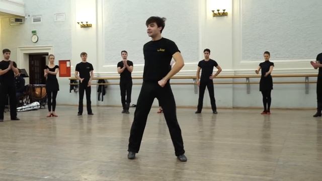 Репетиция аргентинского танца "Маламбо". Балет Игоря Моисеева. смотреть онлайн