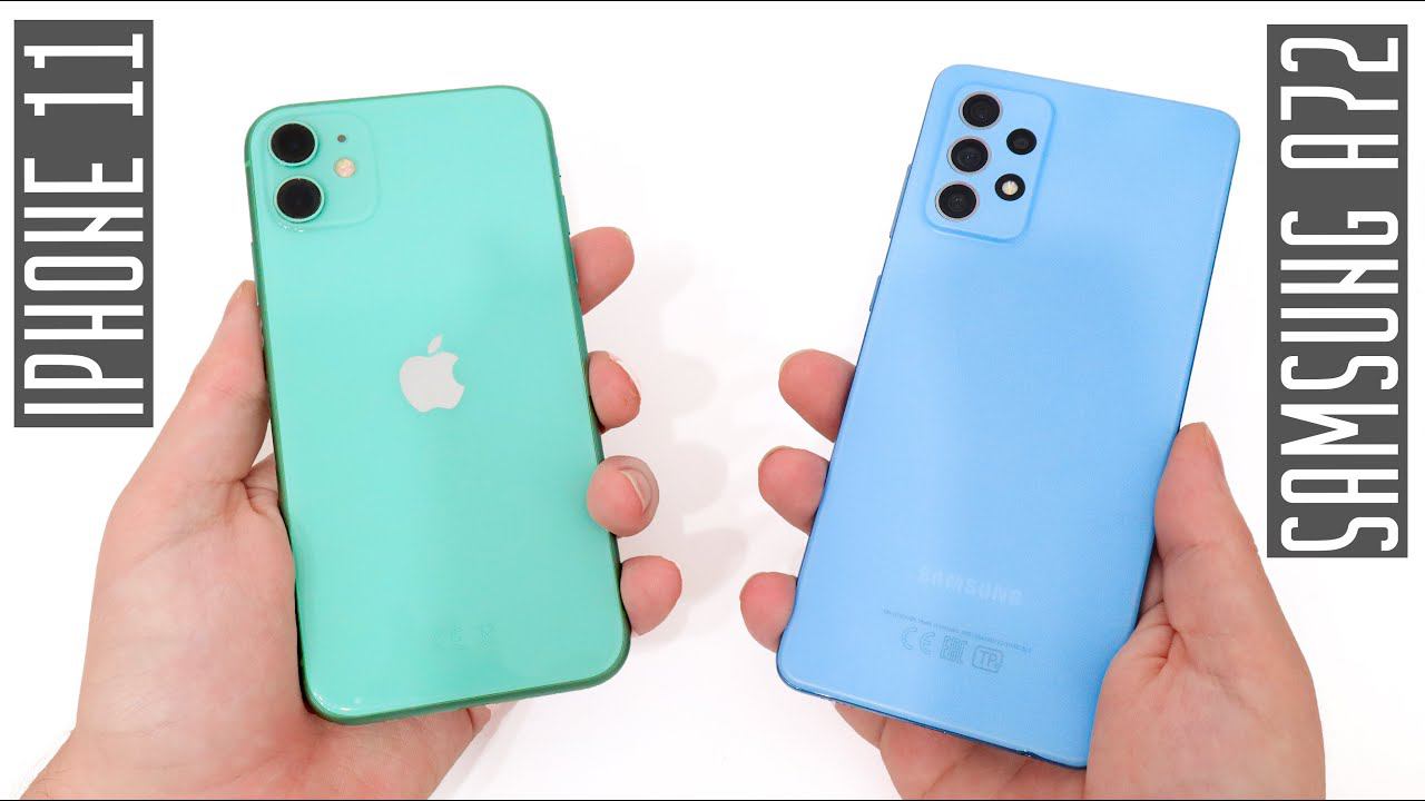 Что выбрать? БУ iPhone 11 или Samsung Galaxy A72? смотреть онлайн