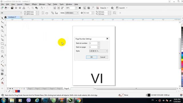 Cách Đánh Số Trang Tự Động Trong Coreldraw Insert Page Number Corel Draw смотреть онлайн