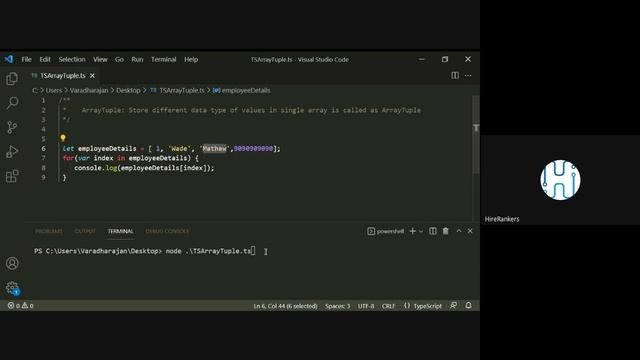Angular Tutorial - 24 | TypeScript Tuple | HireRankers смотреть онлайн