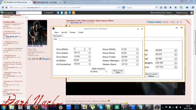 Resident Evil 5 Mercenaries PS3 Save Editor - Dark Nacho смотреть онлайн