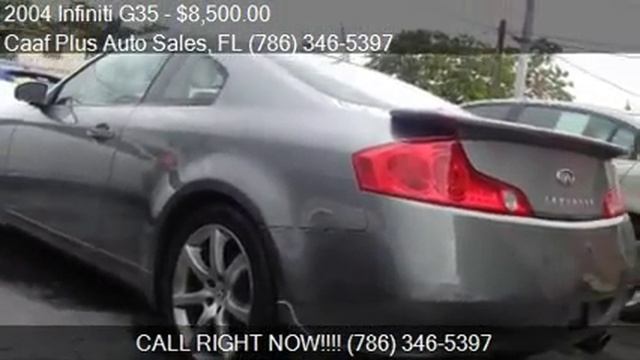 2004 Infiniti G35 for sale in Miami, FL 33167 at the Caaf P смотреть онлайн