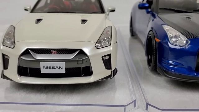 Brian's 2009 NISSAN GT-R R35 VS 2017 Tarmac Works NISSAN GT-R R35 in 1/18 SCALE | REMASTERED| смотреть онлайн