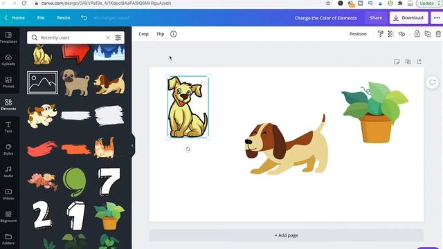 Canva: How To Adjust Color of Elements смотреть онлайн
