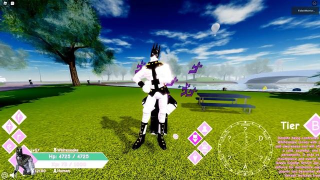 WHITE SNAKE / KING CRIMSON SHOWCASE JOJO'S BIZARRE STORY ( ROBLOX )