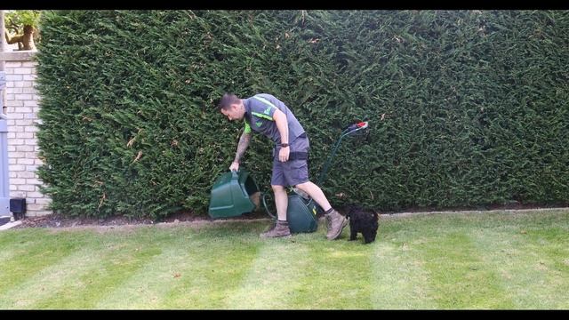 Mark Marshall From Lawn Stripes And Hedges Demonstrates Scarifying Techniques Using The Liberty 43