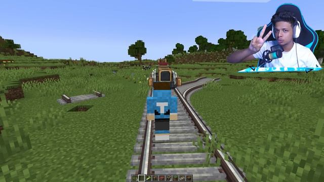 TRAIN v/s RIVER in MINECRAFT !!!! смотреть онлайн