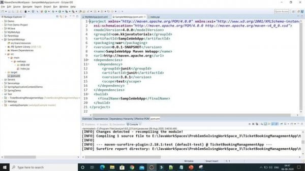 How to Fix missing src/main/java & src/test/java folders in Eclipse Maven web Project ? || maven